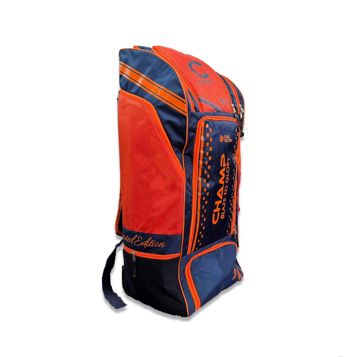 Champ Limited Edition Duffle Wheelie Kit Bag – Senior – Orange/Navy