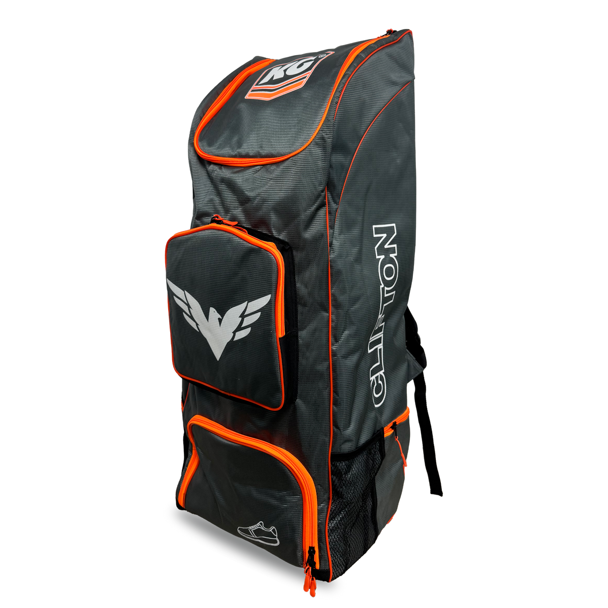 KG DUFFLE WHEELIE – Grey orange – Youth