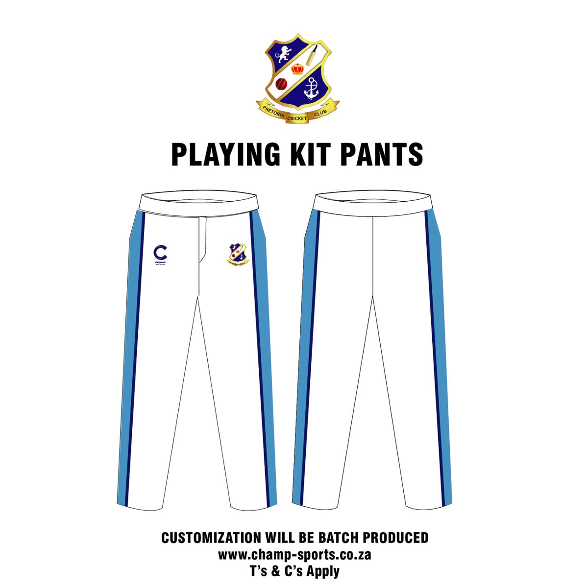 Pretoria CC – Playing Pants