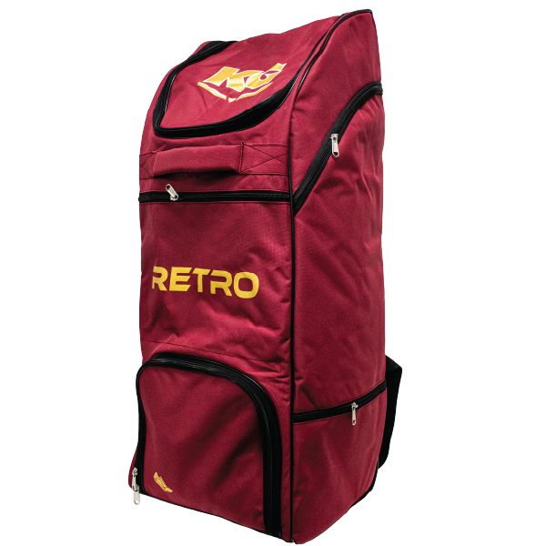 KG RETRO – Duffle Wheelie – Maroon + Free KG Backpack