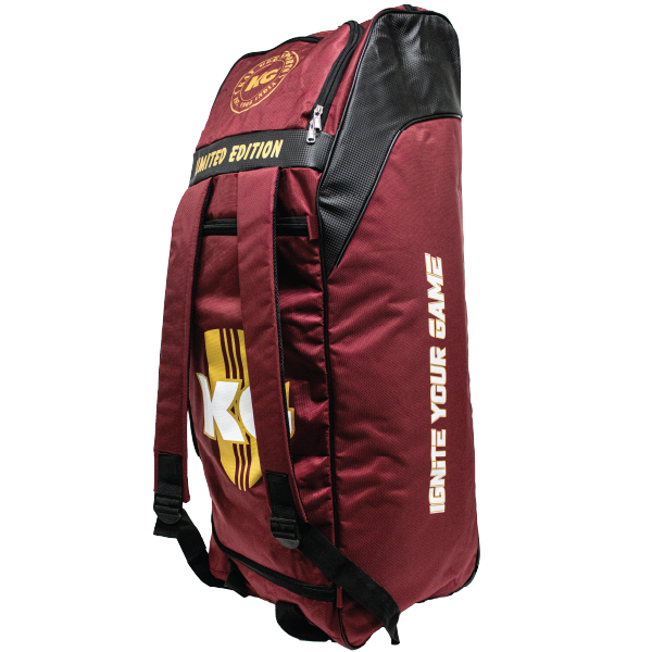KG Limited Edition – Duffle Wheelie – Maroon /Gold