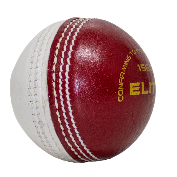 Champ Elite Pro 156g Cricket Ball – 4pc Red/White