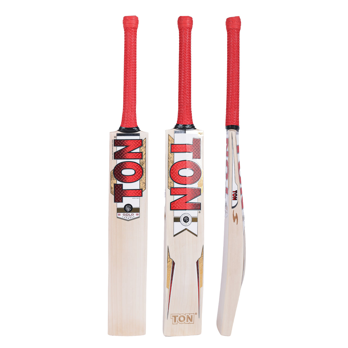 SS TON GOLD Edition 2026 English Willow Cricket Bat – Size 5