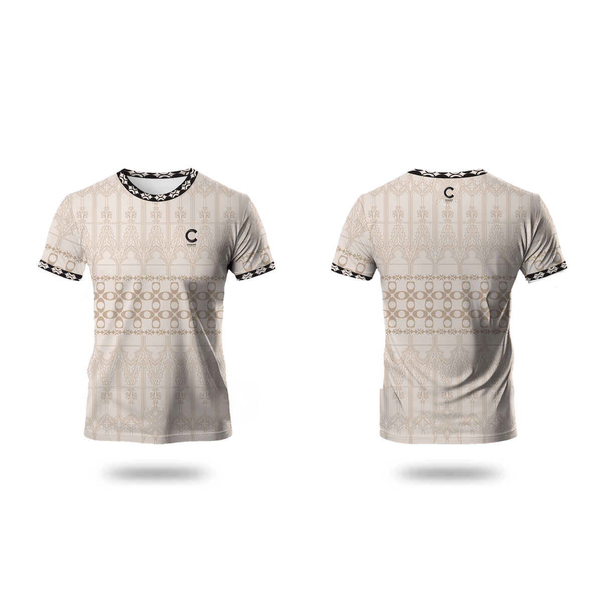 Champ Training T- Shirt – Gold and Black