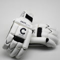 Champ Test Pro Batting Gloves Black and White – Adults – Academy