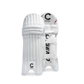 Champ Legend 2024 Range – Light Weight – Batting Leg Guard – White/Red – Adult – Youth