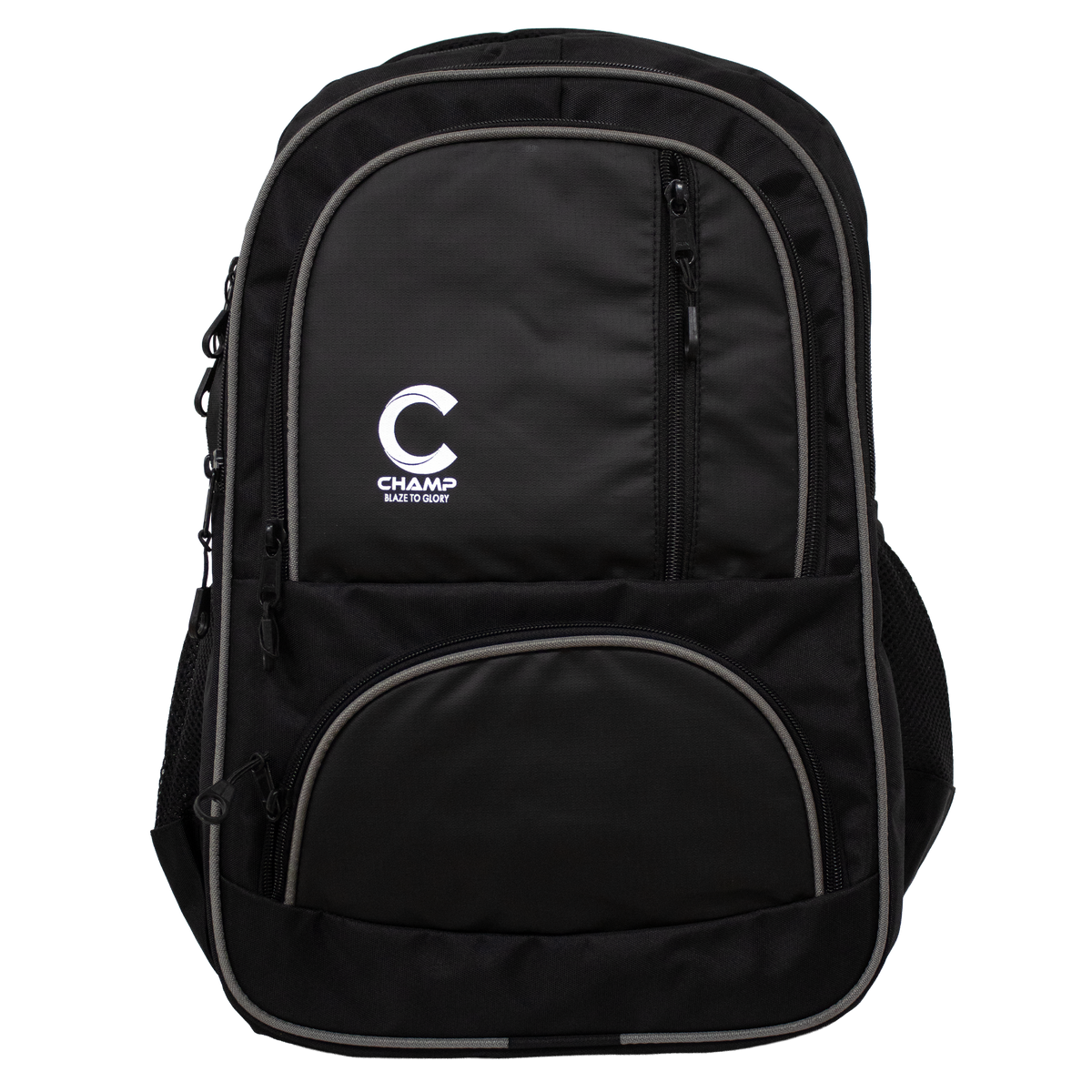 Champ Premium Backpack – Black and Grey