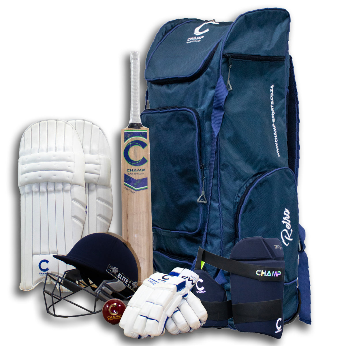 Champ Test Pro 1.0 Full Kit Combo – Blue Green – Size 5/6/Harrow- RH