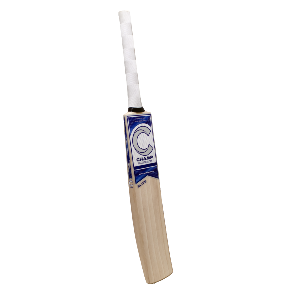Champ Colt ELITE 2025 English Willow Cricket Bat – Size 2 – Royal Blue and White