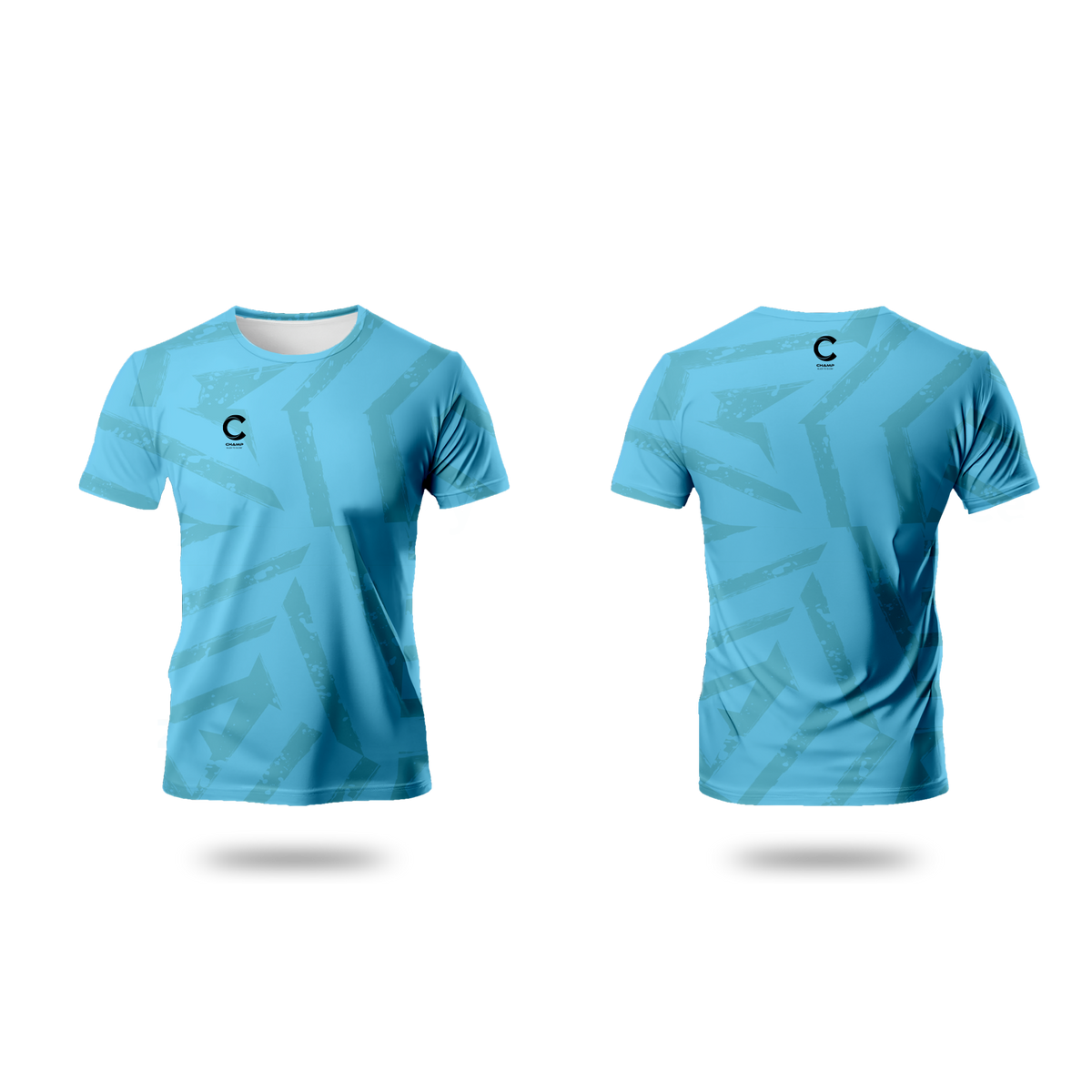 Champ Training/Playing T- Shirt – Aqua Blue