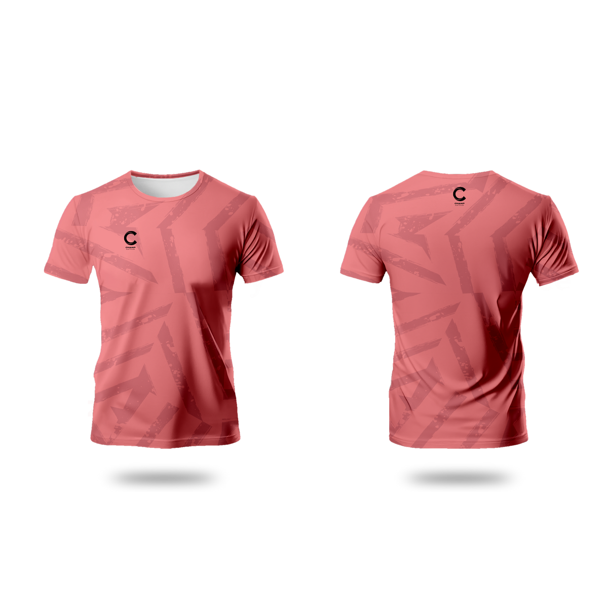 Champ Training/Playing T- Shirt – Coral-Pink