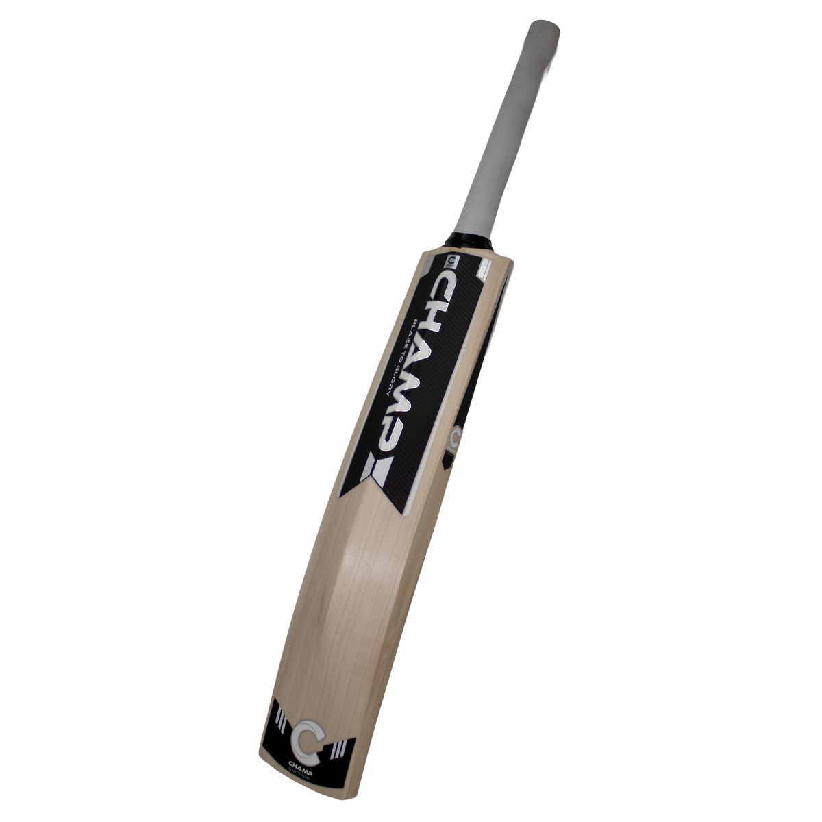Champ Colt TEST English Willow Cricket Bat – Size 2 – Black and White