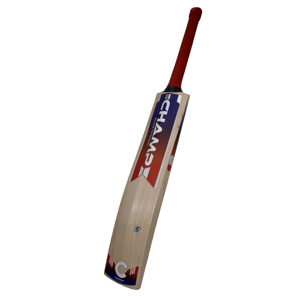 Champ Colt TEST English Willow Cricket Bat – Size 3 – Blue and Red