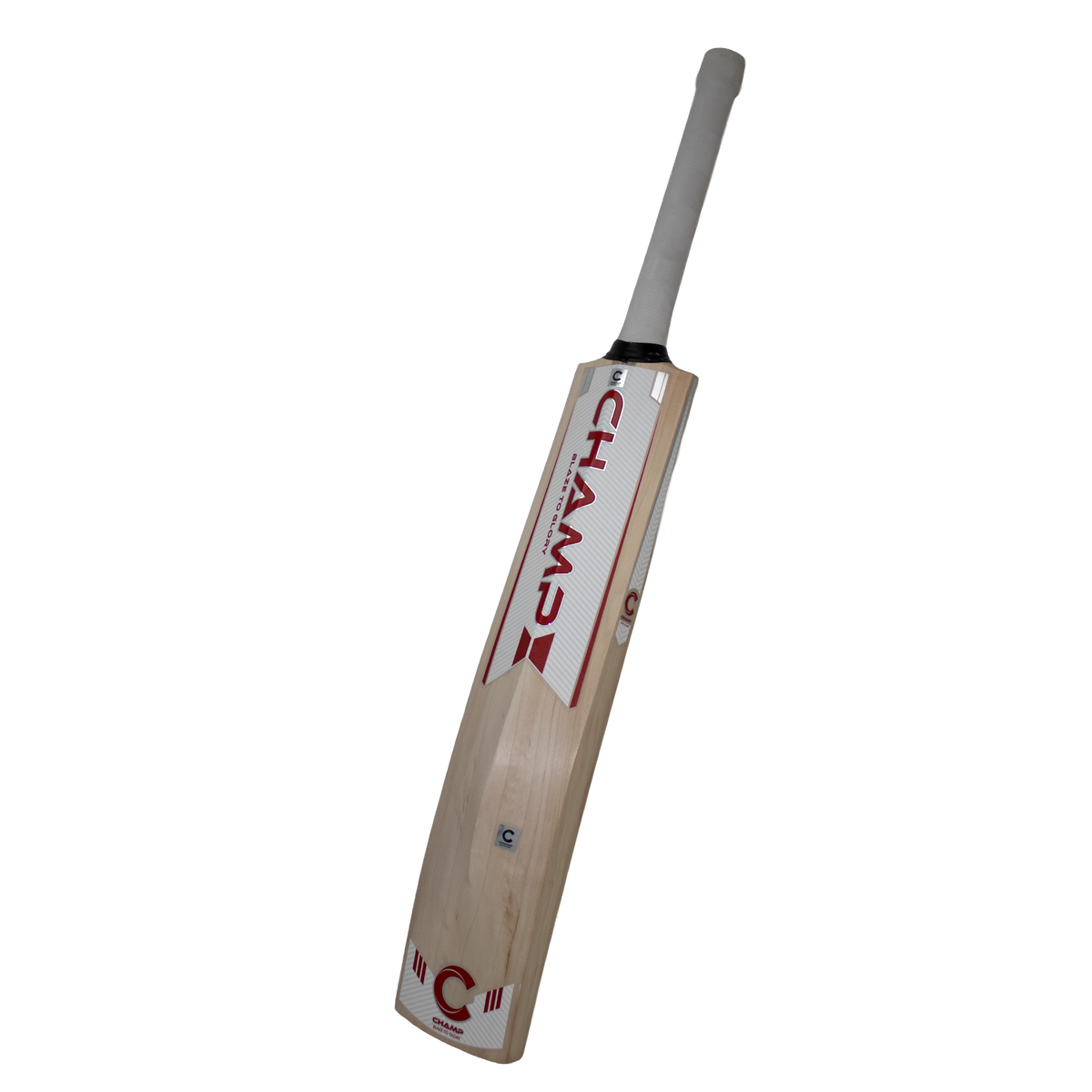 Champ Colt TEST English Willow Cricket Bat – Size 2 – Red and White