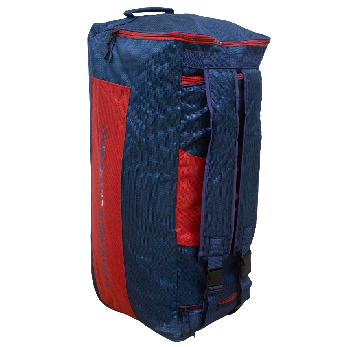 Champ Elite 26 Junior Duffle Wheelie – Red and Navy