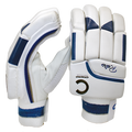Champ Retro Batting Gloves Royal Blue and White – Junior – Youth – Adult