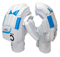 Champ Retro Batting Gloves Sky Blue and White – Junior – Youth – Adult
