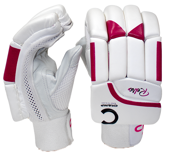 Champ Retro Batting Gloves Pink and White – Junior – Youth – Adult