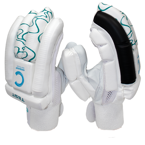 Champ Test Batting gloves – Teal and White – Youth – Adult