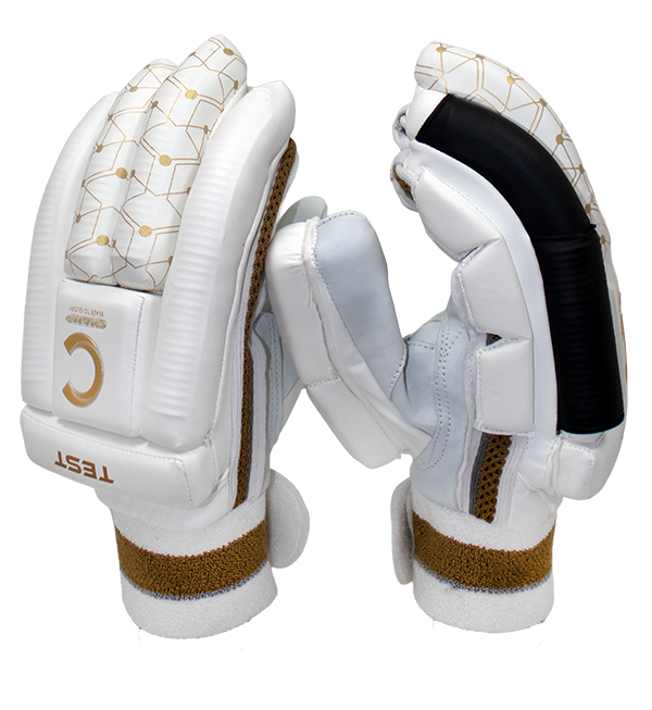 Champ Test Batting gloves 2025 – Black and Gold – Youth – Adult