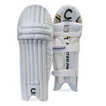 Champ Master Pro – Light Weight – Batting Leg Guard – Gold and White