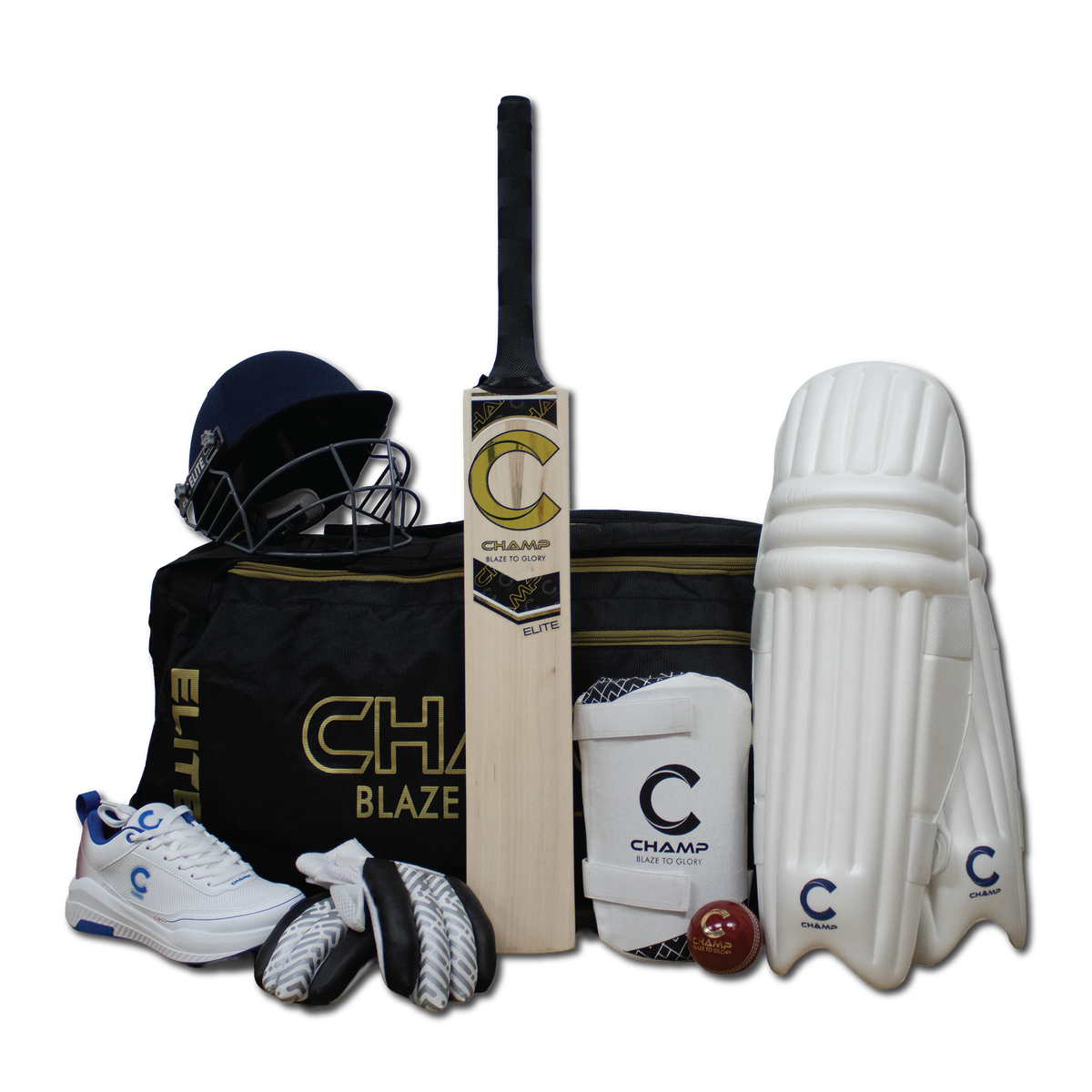 Champ Junior Full Kit Combo 26 – Black and Gold – Junior – Size 5