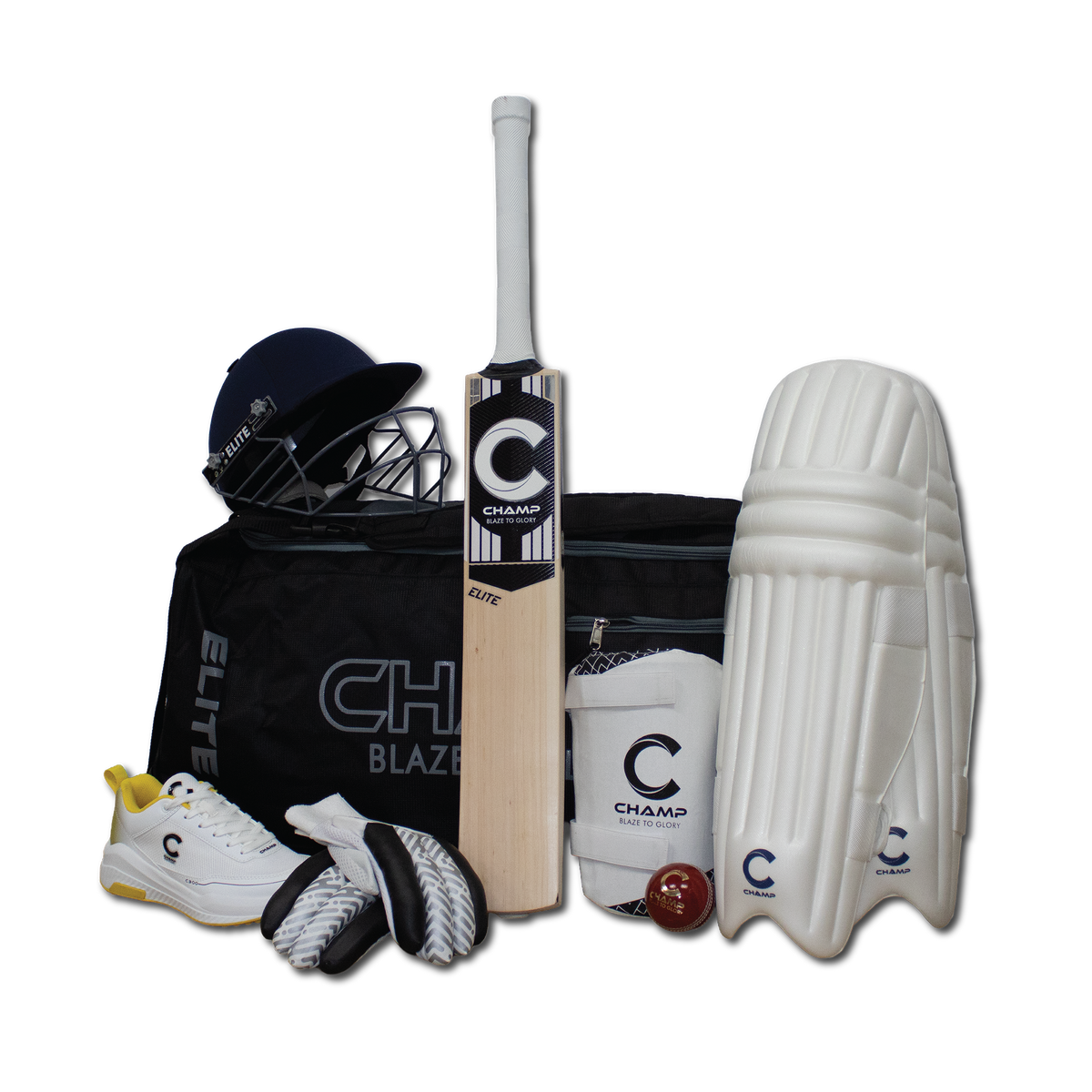 Champ Junior Full Kit Combo 26 – Black and White – Small Junior – Size 1/2/3