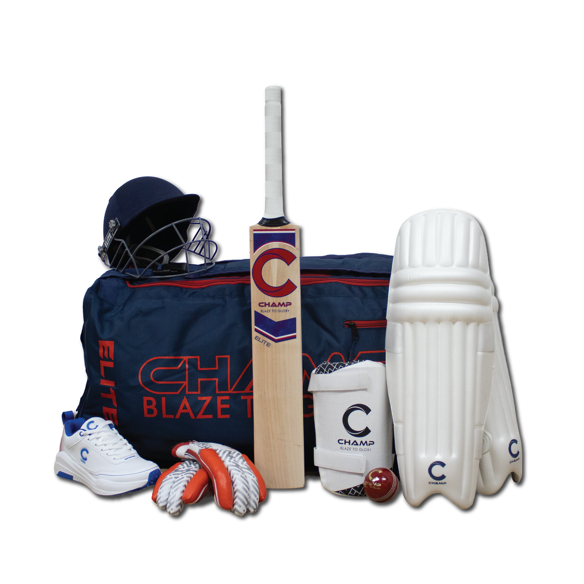 Champ Junior Full Kit Combo 26 – Navy and Red – Junior – Size 4/5