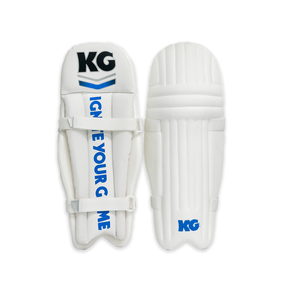 Kg Moulded Batting Pads – Ambidextrous – Blue/White