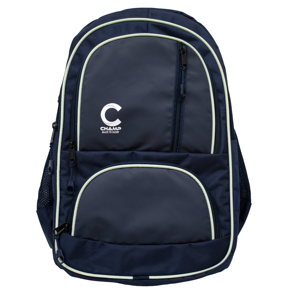Champ Premium Backpack – Navy and White