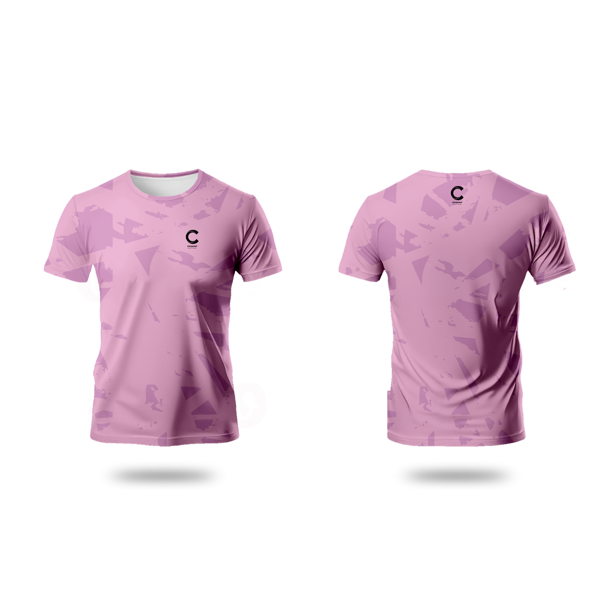 Champ Training T- Shirt – Pink Abstract