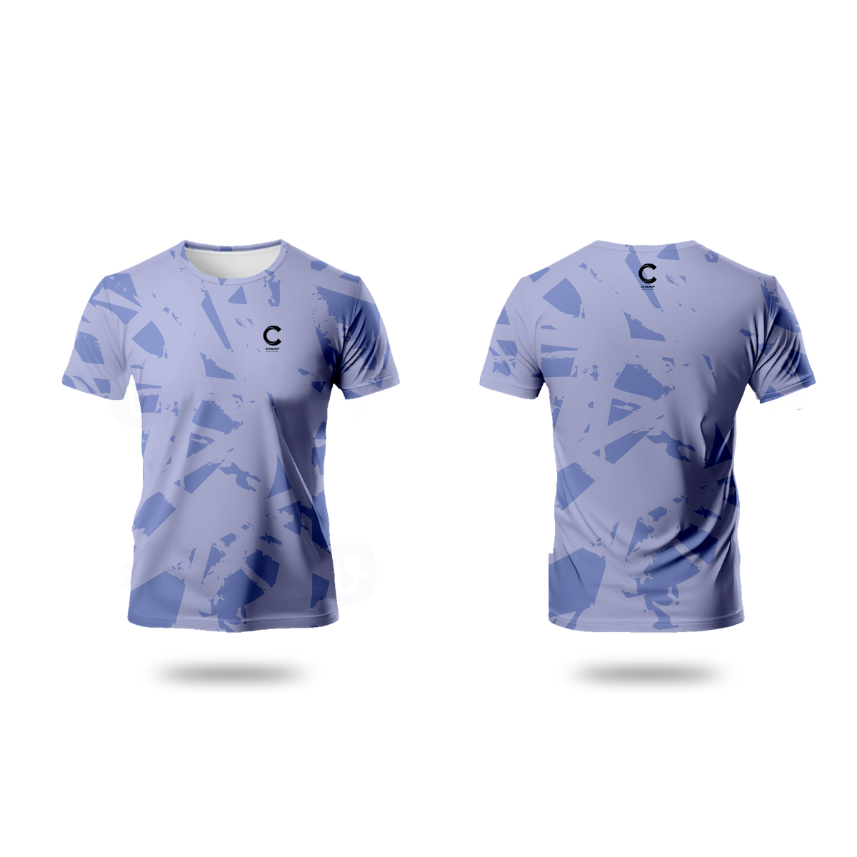 Champ Training T- Shirt – Purple Abstract