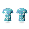 Champ Training T- Shirt – Green and Blue