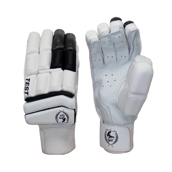 Bat Engineer Test Batting Gloves – White and Black – Adult