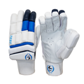 Bat Engineer Test Batting Gloves – White and Blue – Adult