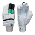 Bat Engineer Test Batting Gloves – White and Teal – Adult