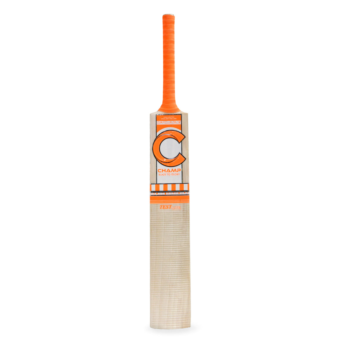 Champ Test Lite English Willow Cricket Bat – Size 6 – Orange