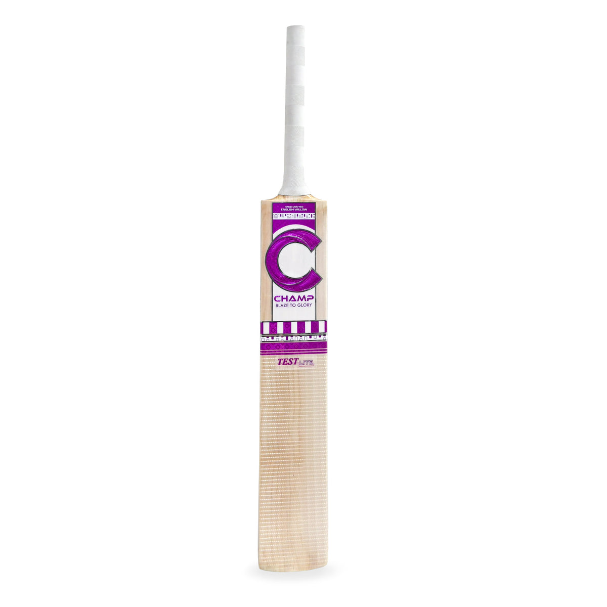 Champ Test Lite English Willow Cricket Bat – Size – Harrow – Purple