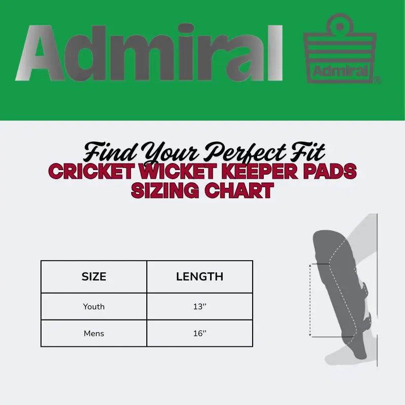 Admiral Club Wicket Keeper Cricket Pads