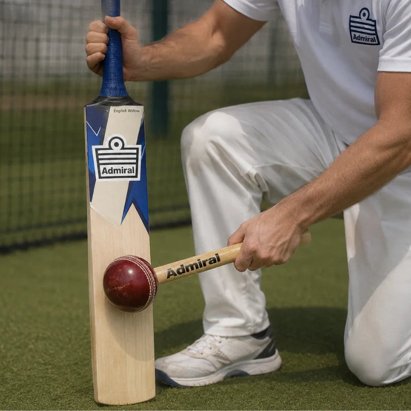 Admiral Cricket Bat Mallet with Leather Ball