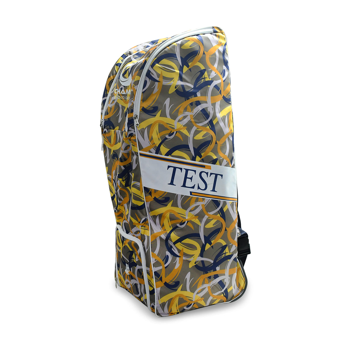 Champ TEST Duffle Wheelie – Kit Bag – Orange Grey Blue