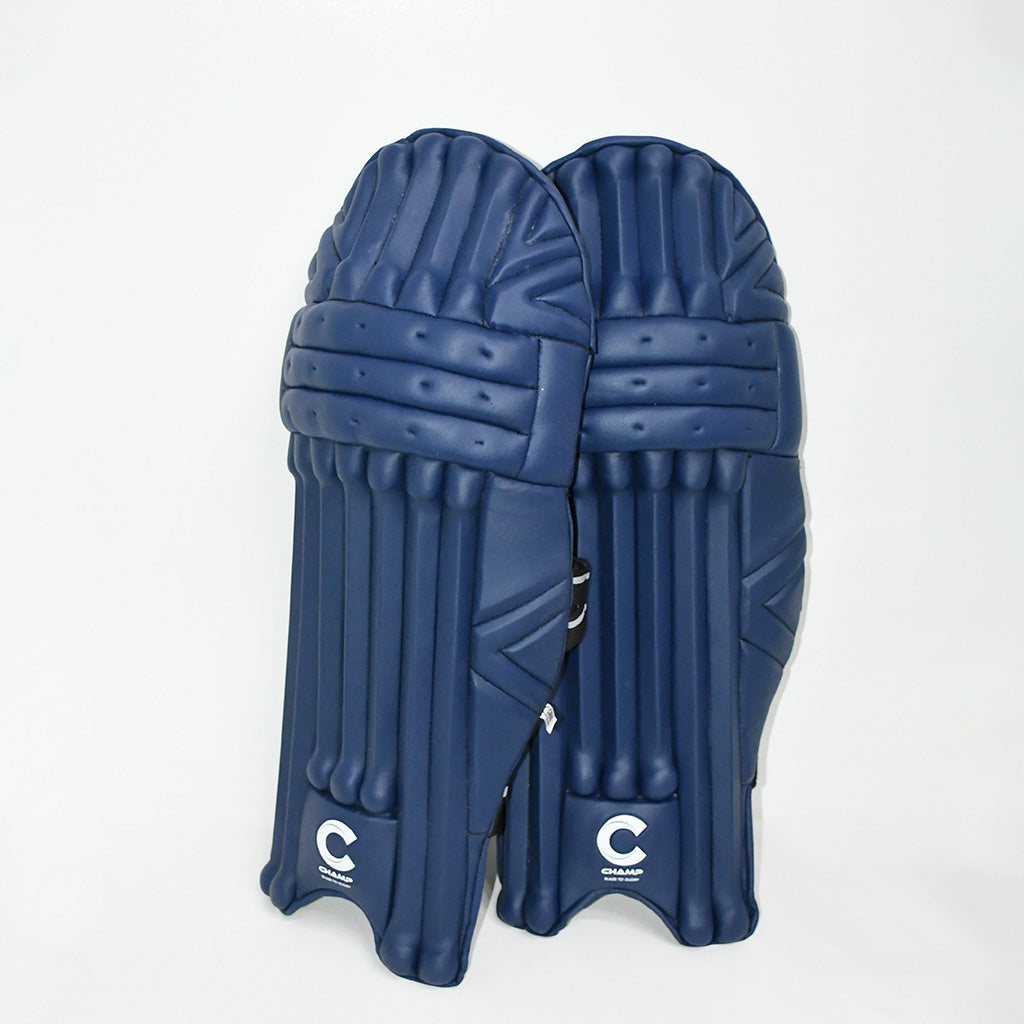 Champ Elite Pro Batting Leg Guard (Pro) – Navy Blue