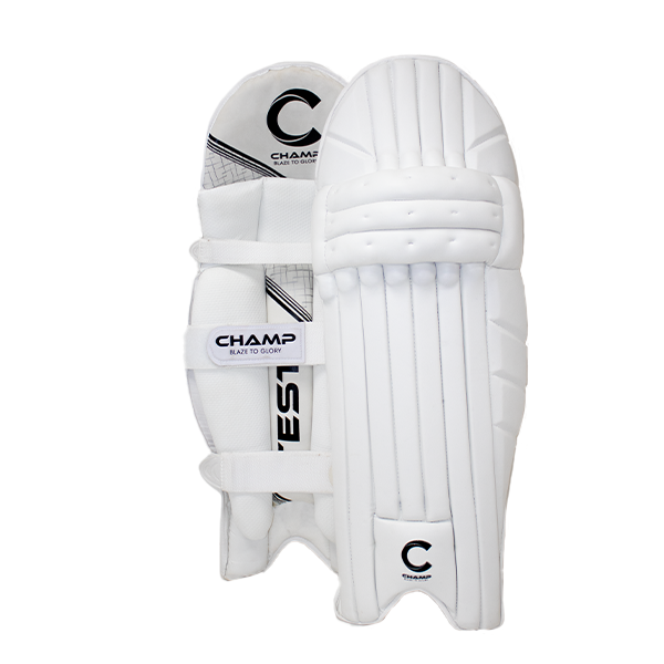 Champ Test Pads + Gloves Combo – Black/Silver and White – Adult / Youth RH
