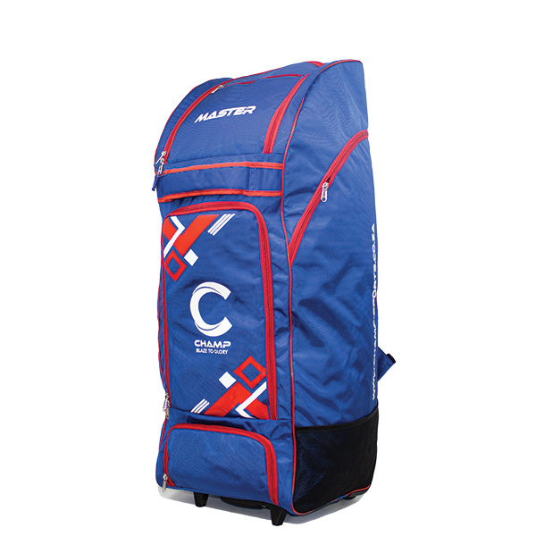 Champ Master Duffle Wheelie – Royal Blue and Red