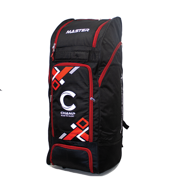 Champ Master Duffle Wheelie – Black and Red