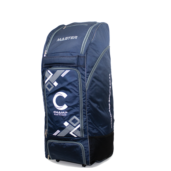 Champ Master Duffle Wheelie – Navy and Grey