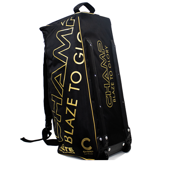 Champ Elite Junior Duffle Wheelie – Black and Gold