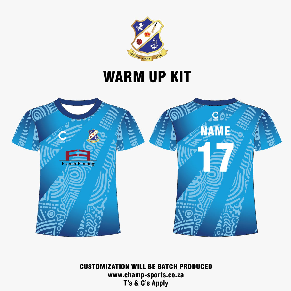 Pretoria CC – Warm Up Kit