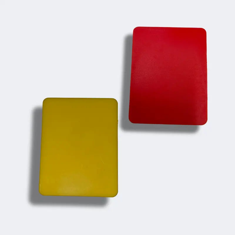 Admiral Red and Yellow Referee Wallet Cards Set