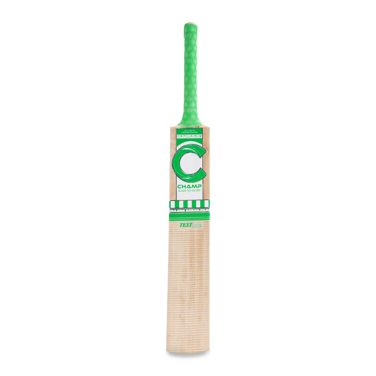 Champ Test Lite English Willow Cricket Bat – Size 6 – Green